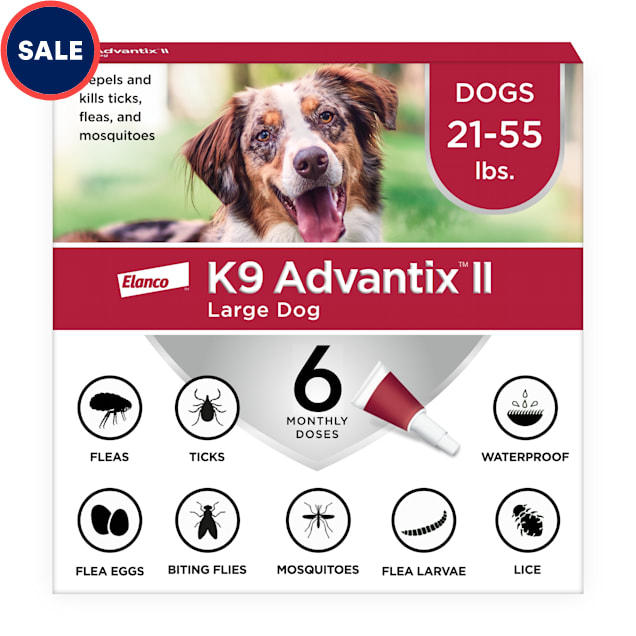 K9 Advantix II Bayer Topical Large Dog Flea & Tick Treatment, Pack of 6 - Carousel image #1