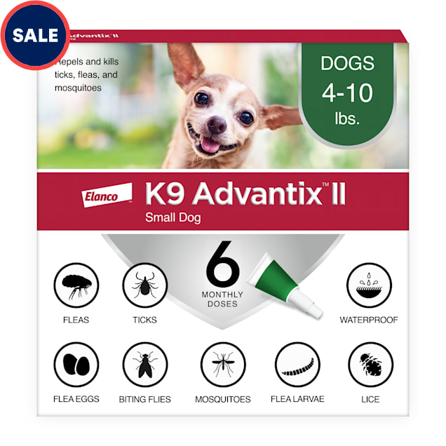 K9 Advantix II Bayer Topical Small Dog Flea & Tick Treatment, Pack of 6 - Carousel image #1