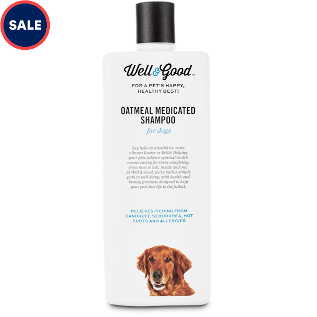 Well & Good Oatmeal Medicated Dog Shampoo, 16 fl. Oz. Petco