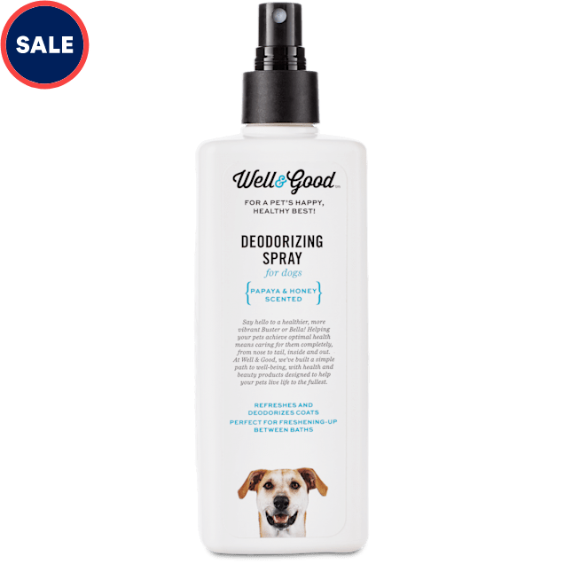 Well & Good Papaya & Honey Deodorizing Dog Spray, 8 fl. Oz. Petco