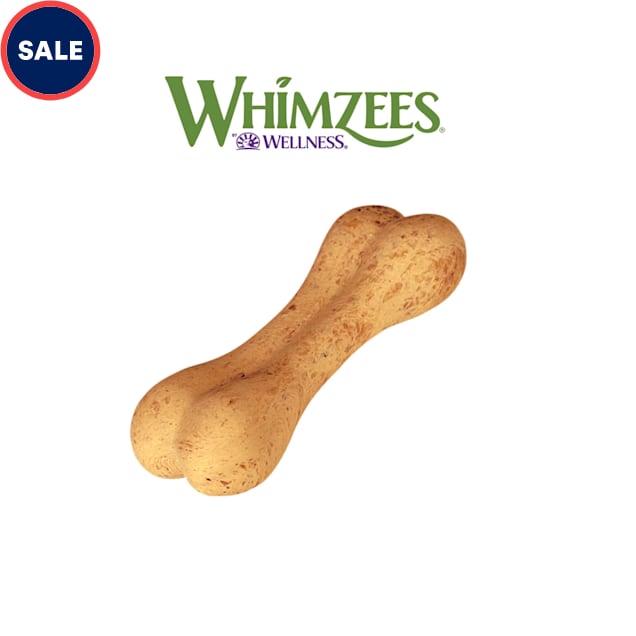 Whimzees Large Rice Bone Natural Daily Dental Long Lasting Dog Treats, 2.3 oz., Count of 1 - Carousel image #1