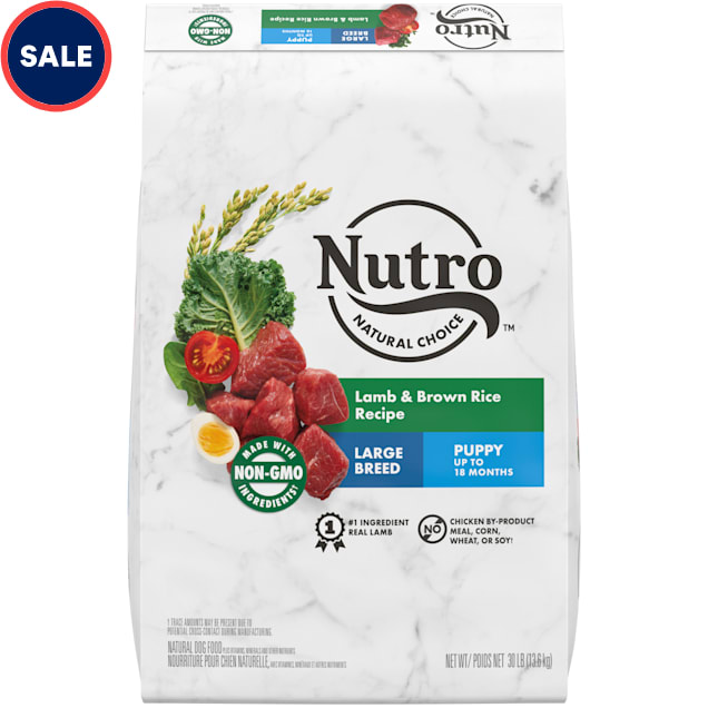 Nutro Natural Choice Lamb & Brown Rice Recipe Large Breed Puppy Dry Dog Food, 30 lbs. - Carousel image #1