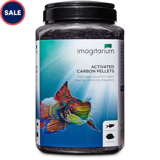 Imagitarium Activated Carbon for Fresh or Salt Water Aquariums, 45 oz. - Carousel image #1