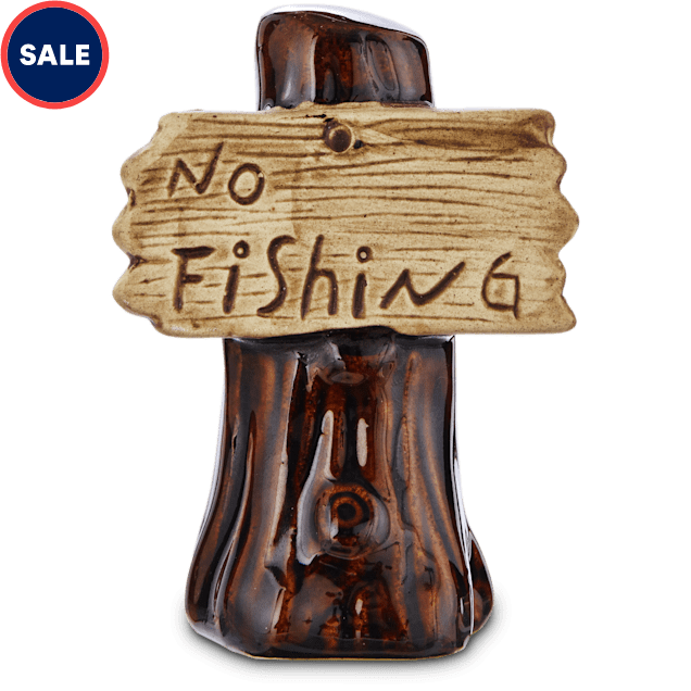 Imagitarium "No Fishing" Sign Aquatic Decor - Carousel image #1