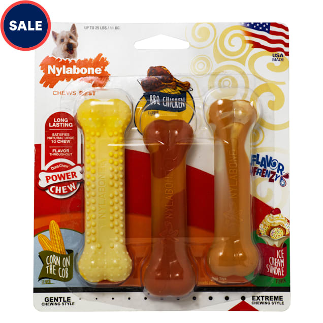 Nylabone Flavor Frenzy Variety Pack Dog Chews - Carousel image #1