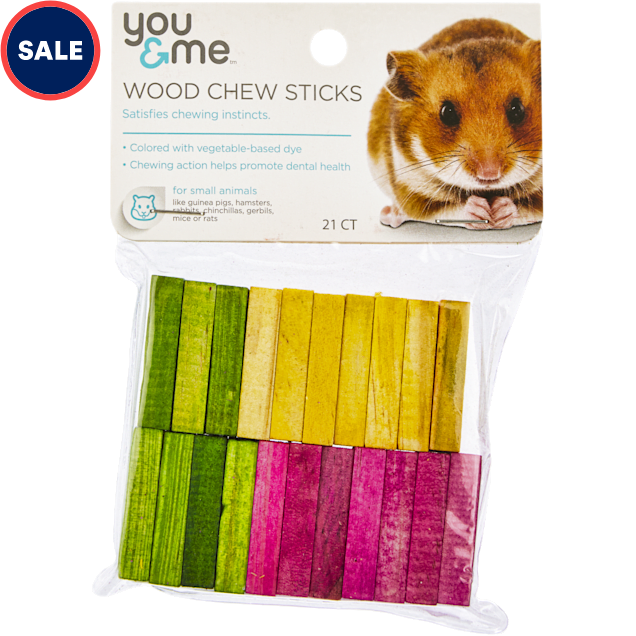 You & Me Wood Chew Sticks for Small Animals, 30 g. - Carousel image #1