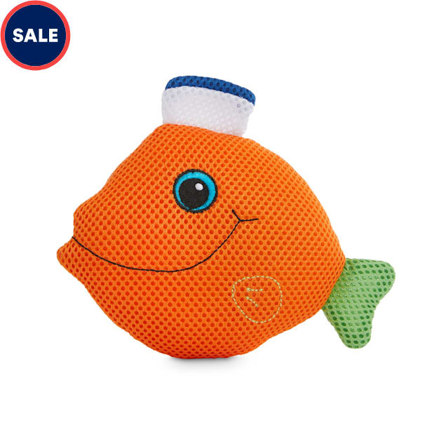 Petco Fishing for Fun Sea Creature Plush Dog Toy in Various Styles, Small - Carousel image #1