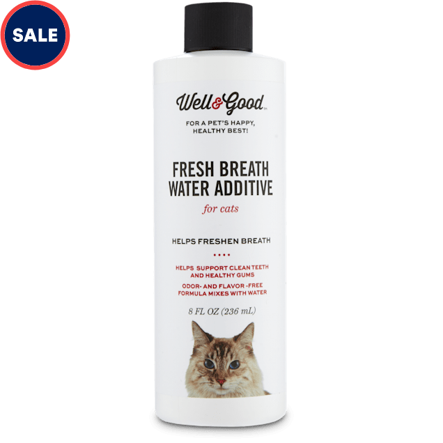 Well & Good Fresh Breath Water Additive for Cats, 8 fl. oz. - Carousel image #1