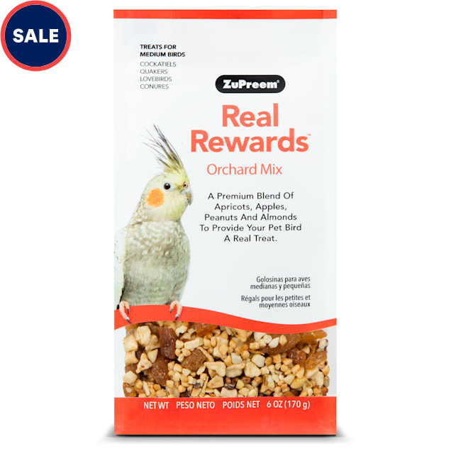 ZuPreem Real Rewards Orchard Mix Treats for Medium Birds - Carousel image #1