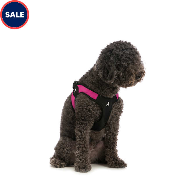 Gooby Escape Free Harness in Hot Pink, Medium - Carousel image #1