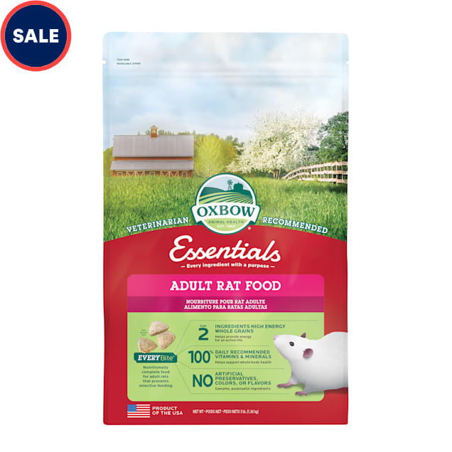 Oxbow Essentials Adult Rat Food, 3 lbs. - Carousel image #1