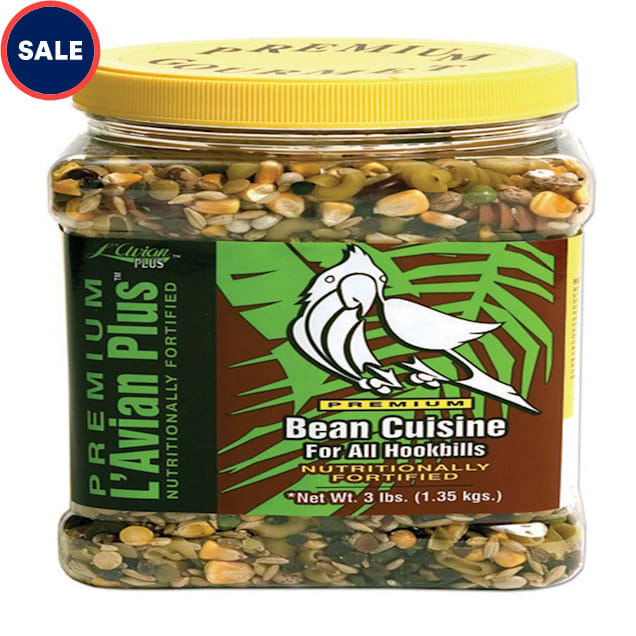 Premium L'Avian Plus Bean Cuisine Food for Hookbills, 3 lbs. - Carousel image #1