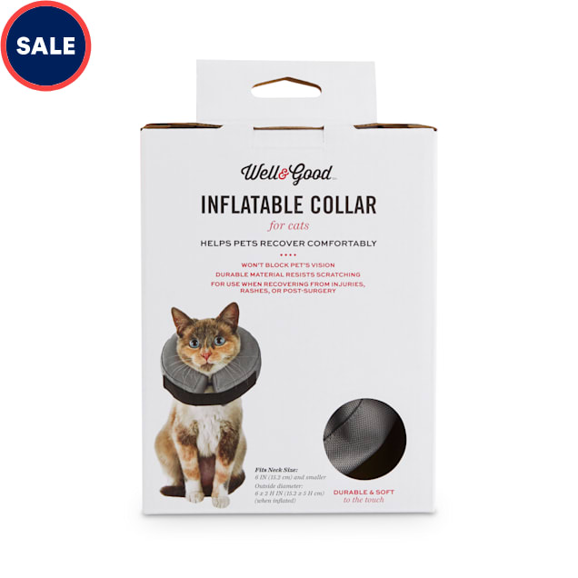 Well & Good Inflatable Recovery Cat Collar - Carousel image #1