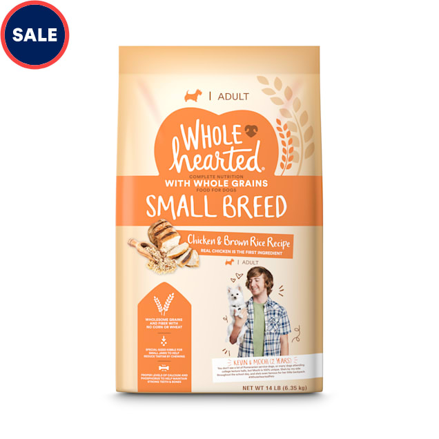 WholeHearted Adult SmallBreed Chicken & Brown Rice Recipe with Whole