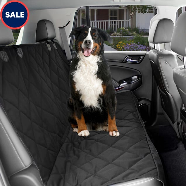 Kopeks Waterproof Non Slip Padded Quilted Protector With Seat Anchors And Head Straps Dog Car Black Cover 58 L X 53 W Petco - Waterproof Protective Car Seat Covers