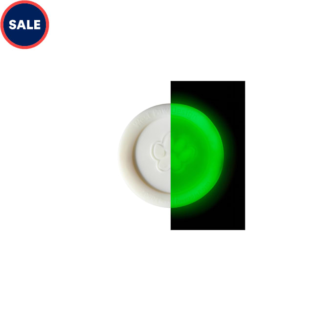 West Paw Zisc Glow in the Dark Frisbee Assorted Dog Chew Toy, Large Petco