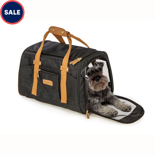 Sherpa Travel Element Black and Tan Pet Carrier, 19" L X 11.75" W X 11.75" H - Carousel image #1