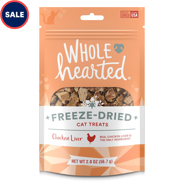 WholeHearted Chicken Liver Freeze-Dried Cat Treats, 2 oz. - Carousel image #1