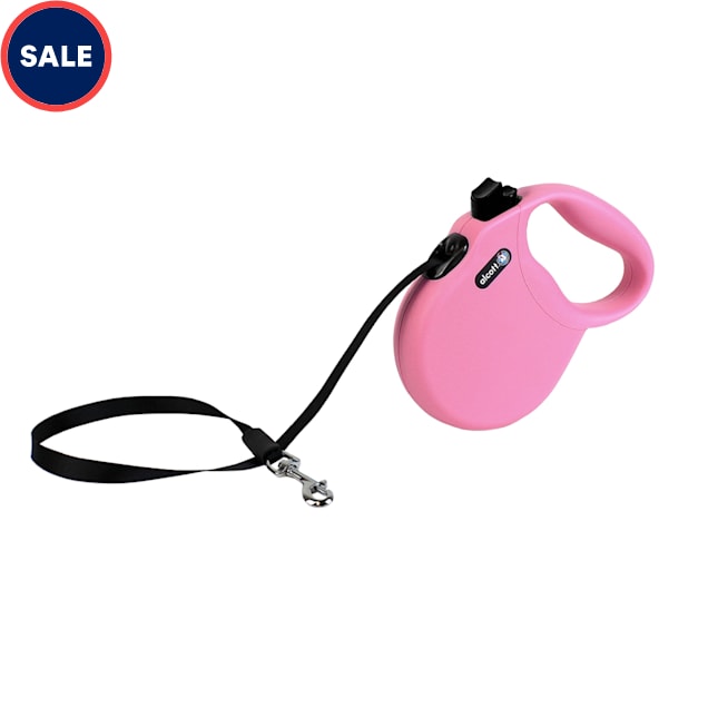 alcott Pink Wanderer Retractable Dog Leash for Dogs Up To 45 lbs., 16 ft. - Carousel image #1