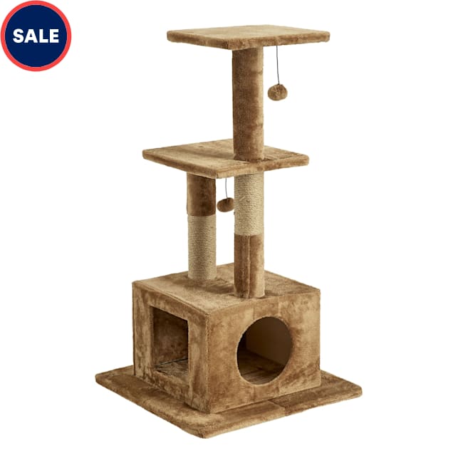 Two by Two Willow Cat Tree, 23.6" L X 23.6" W X 43.7" H - Carousel image #1