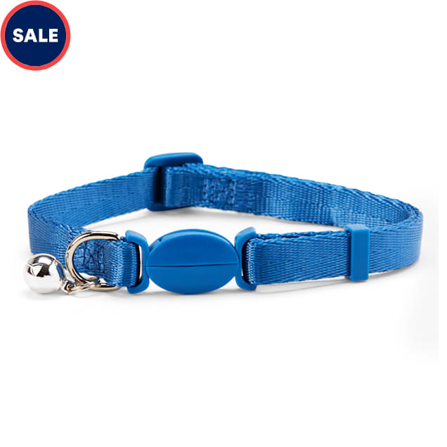 YOULY The Classic Blue Breakaway Large Cat Collar - Carousel image #1