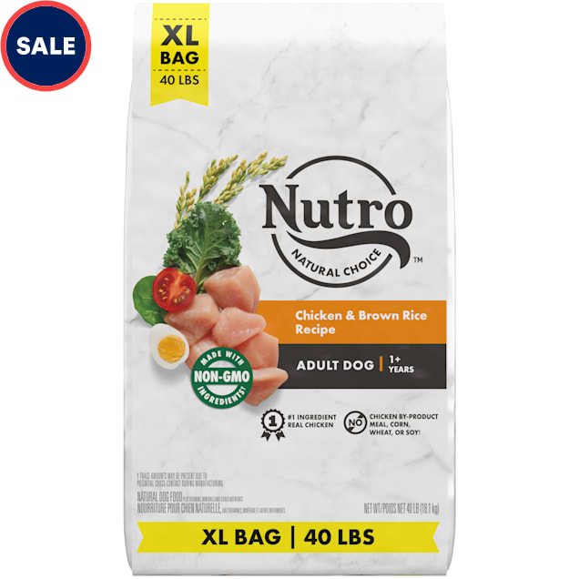 Nutro Natural Choice Chicken & Brown Rice Recipe Adult Dry Dog Food, 40 lbs. - Carousel image #1
