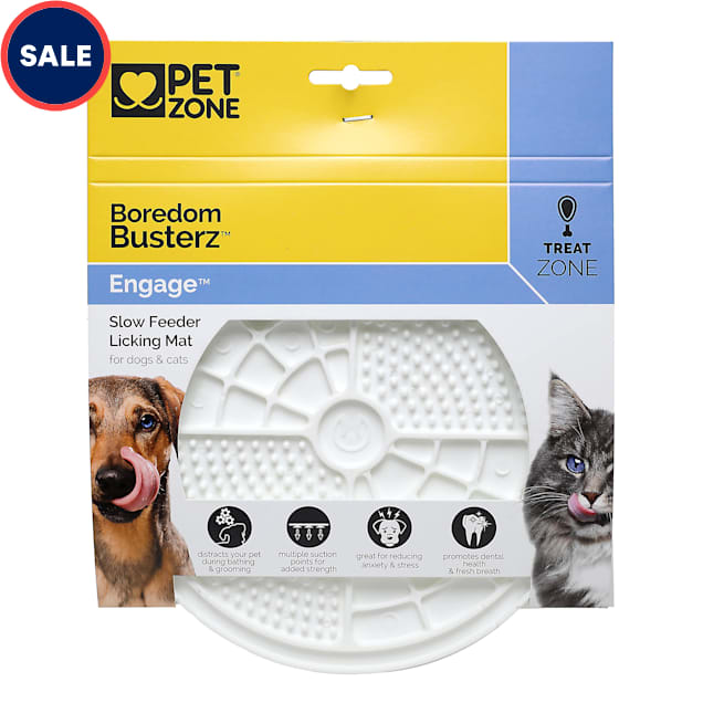 Boredom Busterz White Engage Licking Mat for Pets - Carousel image #1