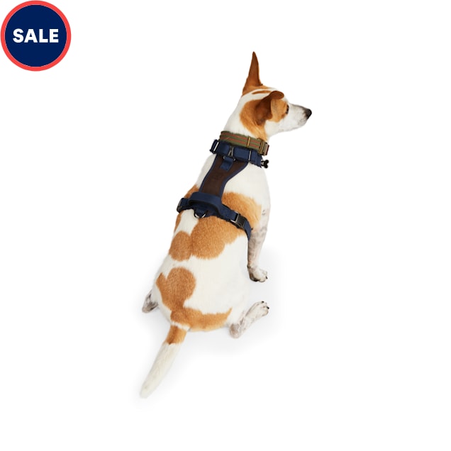 Reddy Navy Fleece Dog Harness, Medium - Carousel image #1