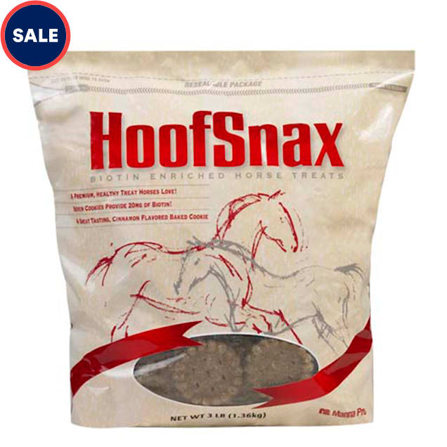 Manna Pro Hoof Snax Horse Treats Made with Biotin, 3 lbs. - Carousel image #1