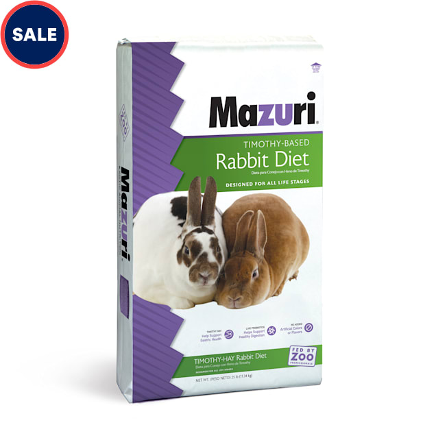 Mazuri Timothy-Based Rabbit Diet Food, 25 lbs. - Carousel image #1