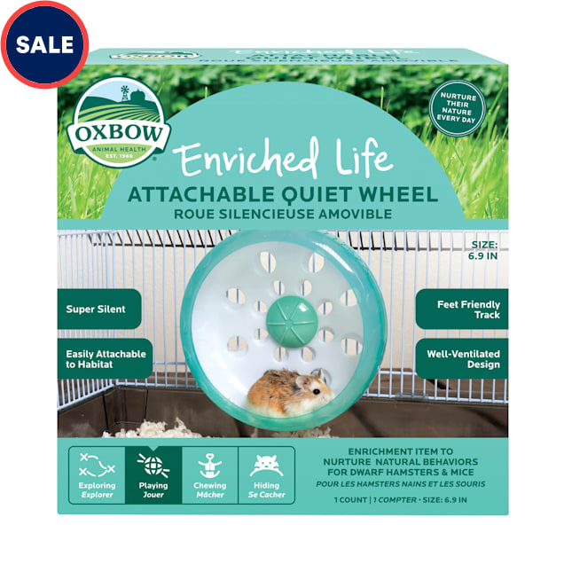 Oxbow Enriched Life Attachable Quiet Exercise Wheel - Carousel image #1