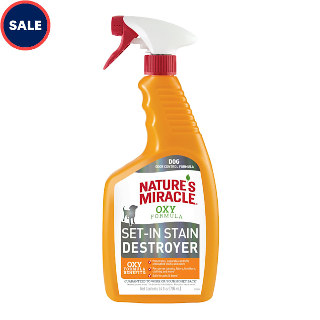 Nature's Miracle OrangeOxy Power Stain and Odor Remover, 24 oz. Petco