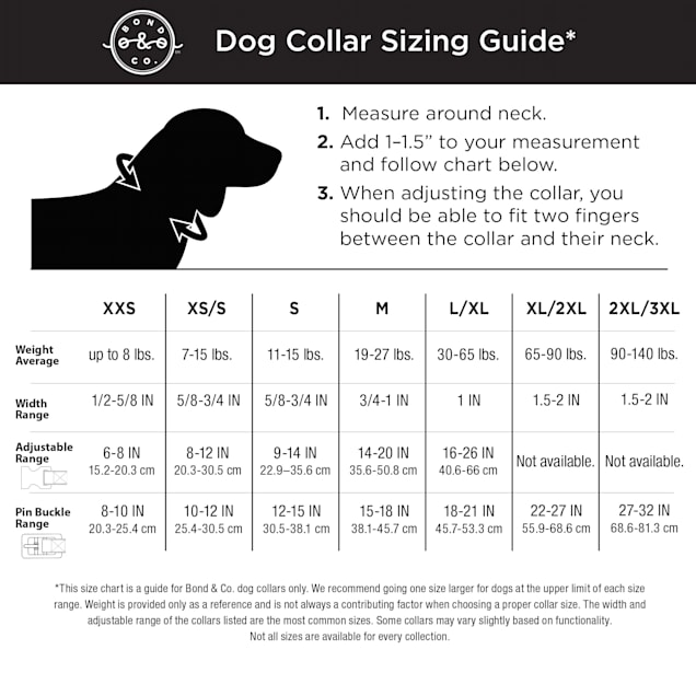 Bond Co. Mahogany Leather Dog Collar For Neck Sizes 12 15 Small