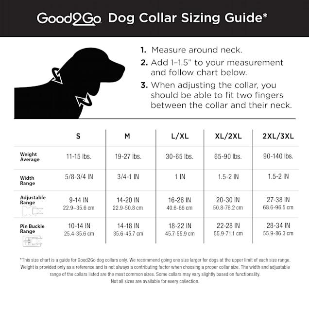 Medium collar size best sale