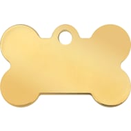 Small Heart Shape Pet ID Tag with Crown by Quick-Tag