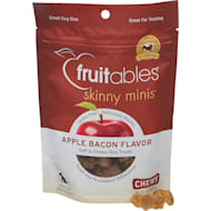 Fruitables Skinny Minis Apple Bacon Chewy Dog Treats from Petco