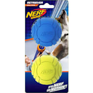 NERF DOG Feeder Football Dog Toy, 2 count 