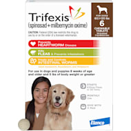 Trifexis for Dogs Monthly Heartworm Parasite Flea Protection