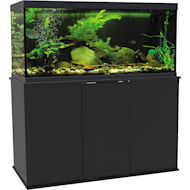 Aquatic fundamentals black scroll aquarium stand hot sale