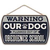 Open Road Brands Today's Dog Agenda Metal Sign