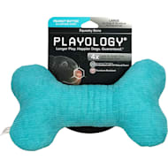 Playology Plush Herding Beef Ball Dog Toy, Small