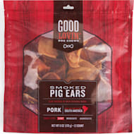  Good Lovin' Smoked Pig Ear Dog Chews, 6 oz., Count of 12