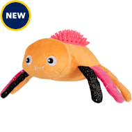 Stick With Me Rubber Dog Toy - Turquoise & Hot Pink, Chew Toy For Strong Chewers, Floats In Water, Freezer & Dishwasher Safe