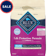 Blue dog food pink bag sale