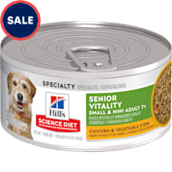 Hill's senior dog on sale food