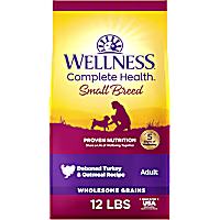 Wellness Complete Health Natural Small Breed Turkey and Oatmeal Recipe Dry Dog Food