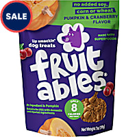 Fruitables Pumpkin & Cranberry Flavor Baked Deliciously Health Dog Treats