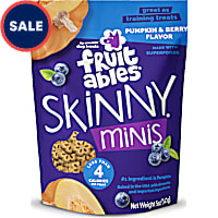 Fruitables Skinny Minis Pumkin & Berry Flavor Soft Deliciously Healthy Dog Treats