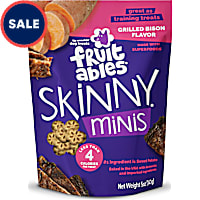 Fruitables Skinny Minis Bison Soft & Chewy Dog Treats