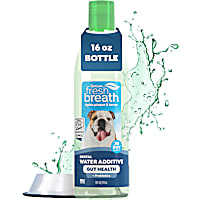TropiClean Fresh Breath Dental Water Additive Plus Gut Health for Dogs